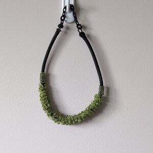 Elegant Green Beaded Necklace